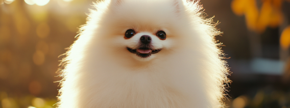 White_Pomerania_emerging_in_a_garden_with_lot_7d_0